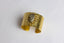 HAMMERED STONED CUFF